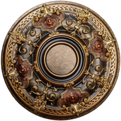 Fine Art Deco 242352 Hand Painted Ceiling Medallion 28-1-8 in