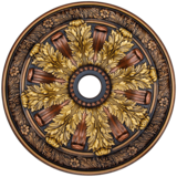 Fine Art Deco 24236 Hand Painted Ceiling Medallion 30 In