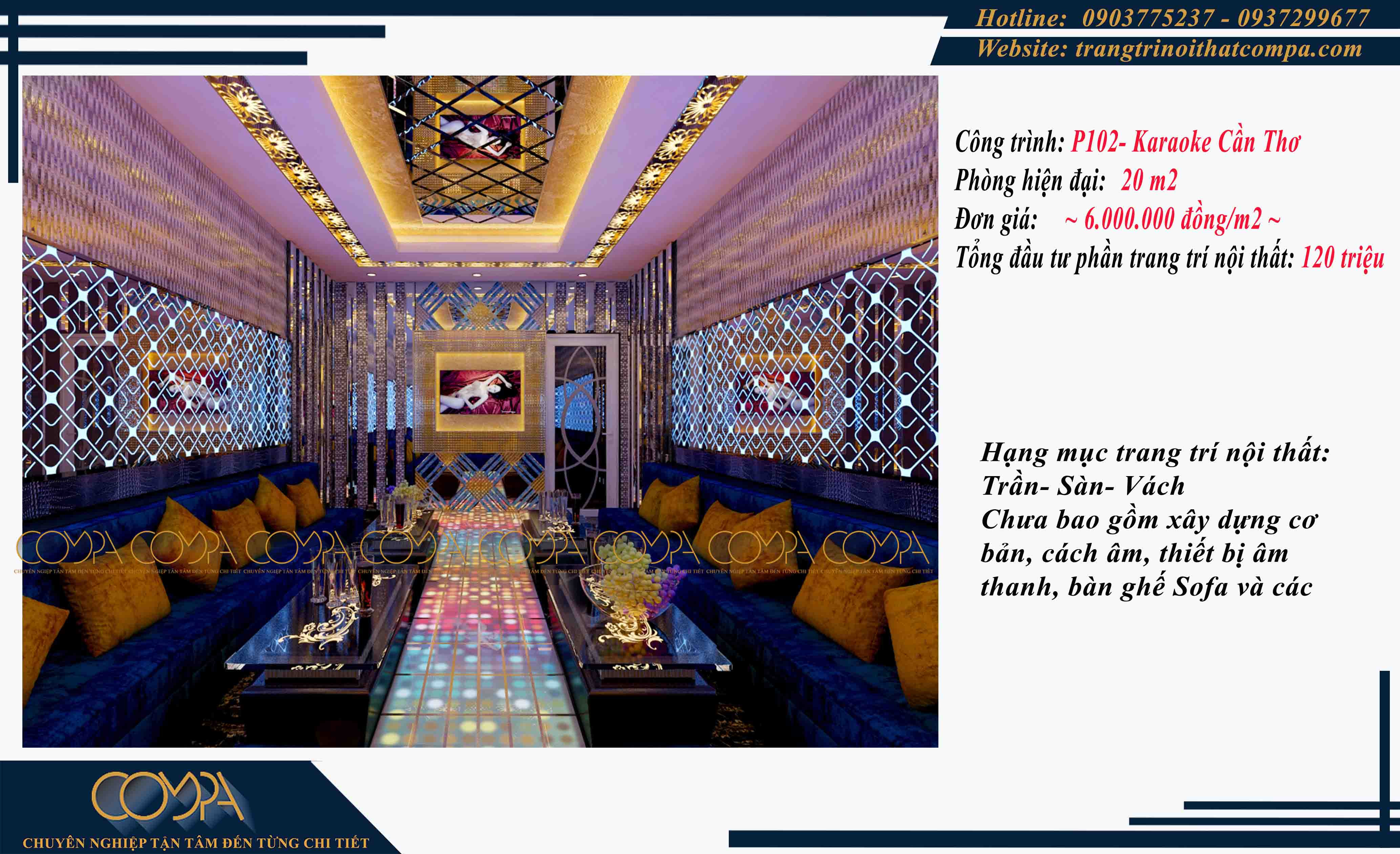 Báo giá thi công phòng karaoke hiện đại Báo giá thi công phòng karaoke hiện đại