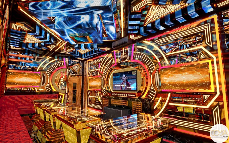 Hình ảnh thi công thực tế phòng karaoke Oscar Hình ảnh thi công thực tế phòng karaoke Oscar