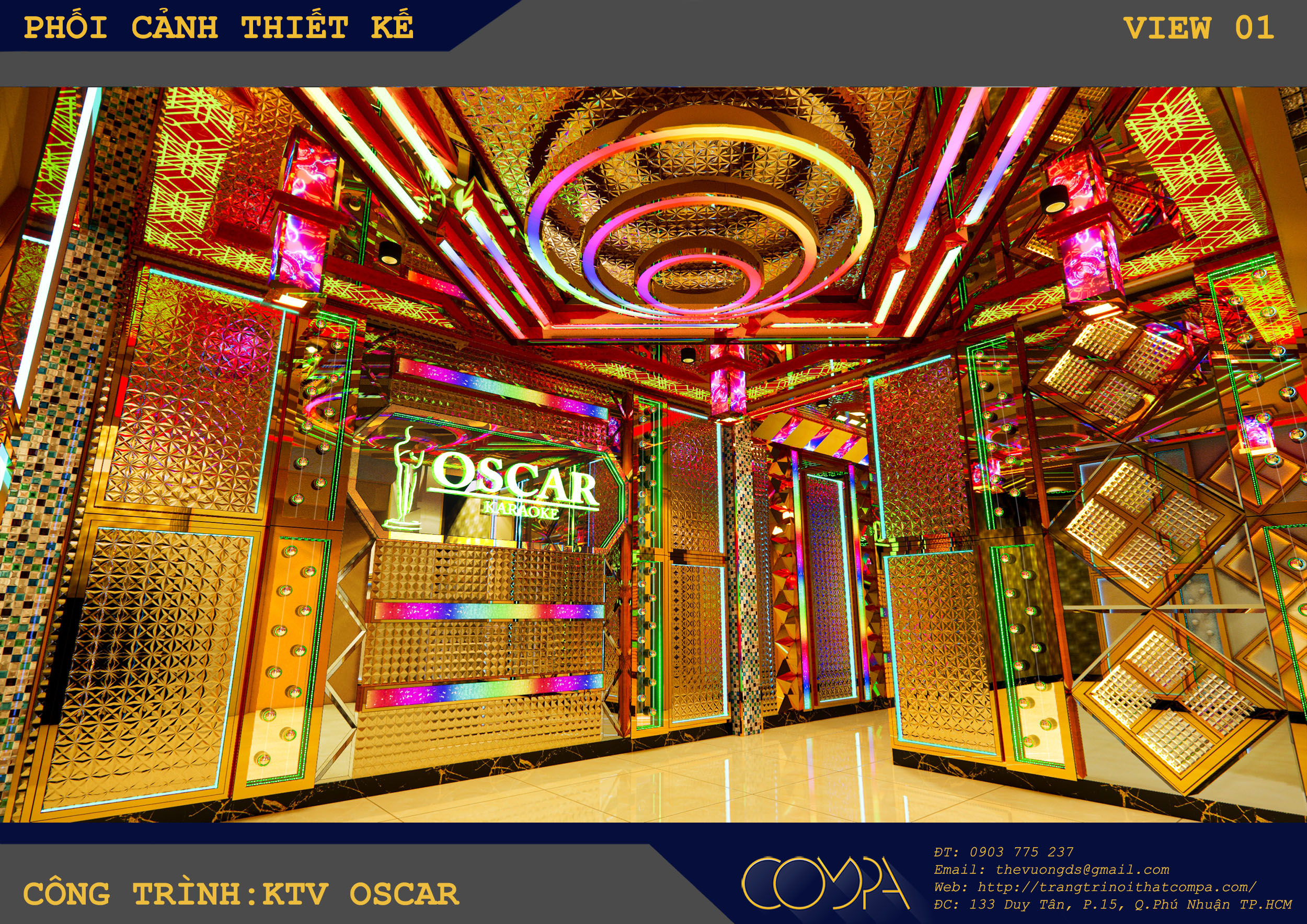 Mẫu thiết kế sảnh và hành lang karaoke hiện đại 2023 Mẫu thiết kế sảnh và hành lang karaoke hiện đại 2023