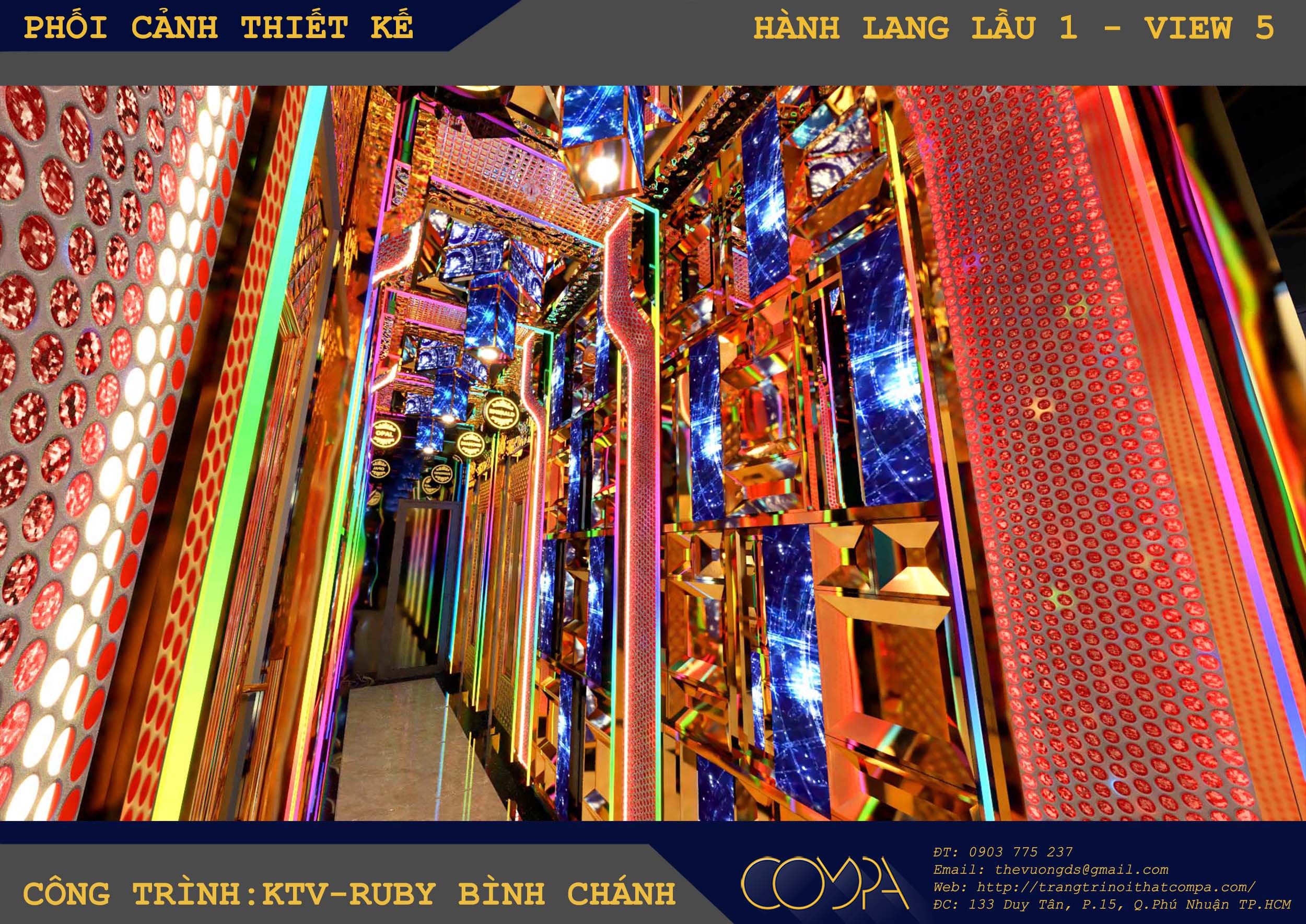 Mẫu thiết kế sảnh và hành lang karaoke hiện đại 2023 Mẫu thiết kế sảnh và hành lang karaoke hiện đại 2023