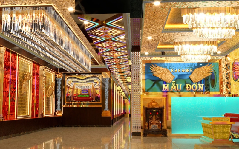 Sảnh và hành lang Mẫu Đơn Sảnh và hành lang Mẫu Đơn