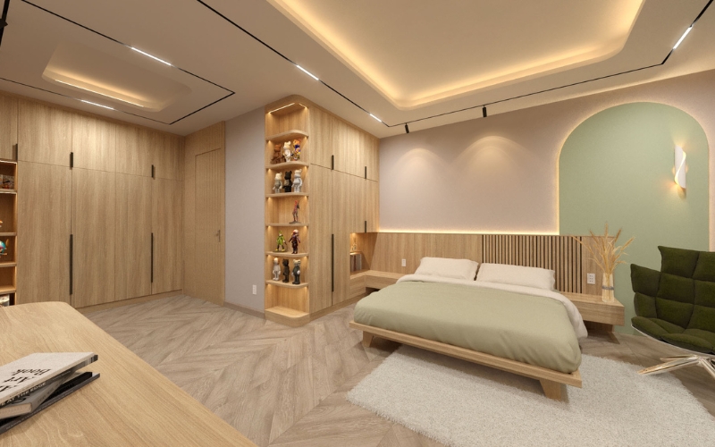 Mẫu thiết kế nội thất phòng ngủ master Mẫu thiết kế nội thất phòng ngủ master
