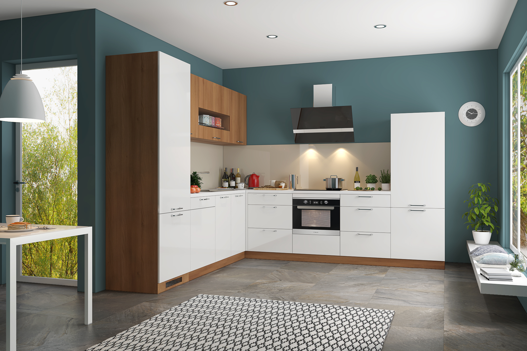 Mẫu tủ bếp gỗ công nghiệp An Cường Mẫu tủ bếp gỗ công nghiệp An Cường