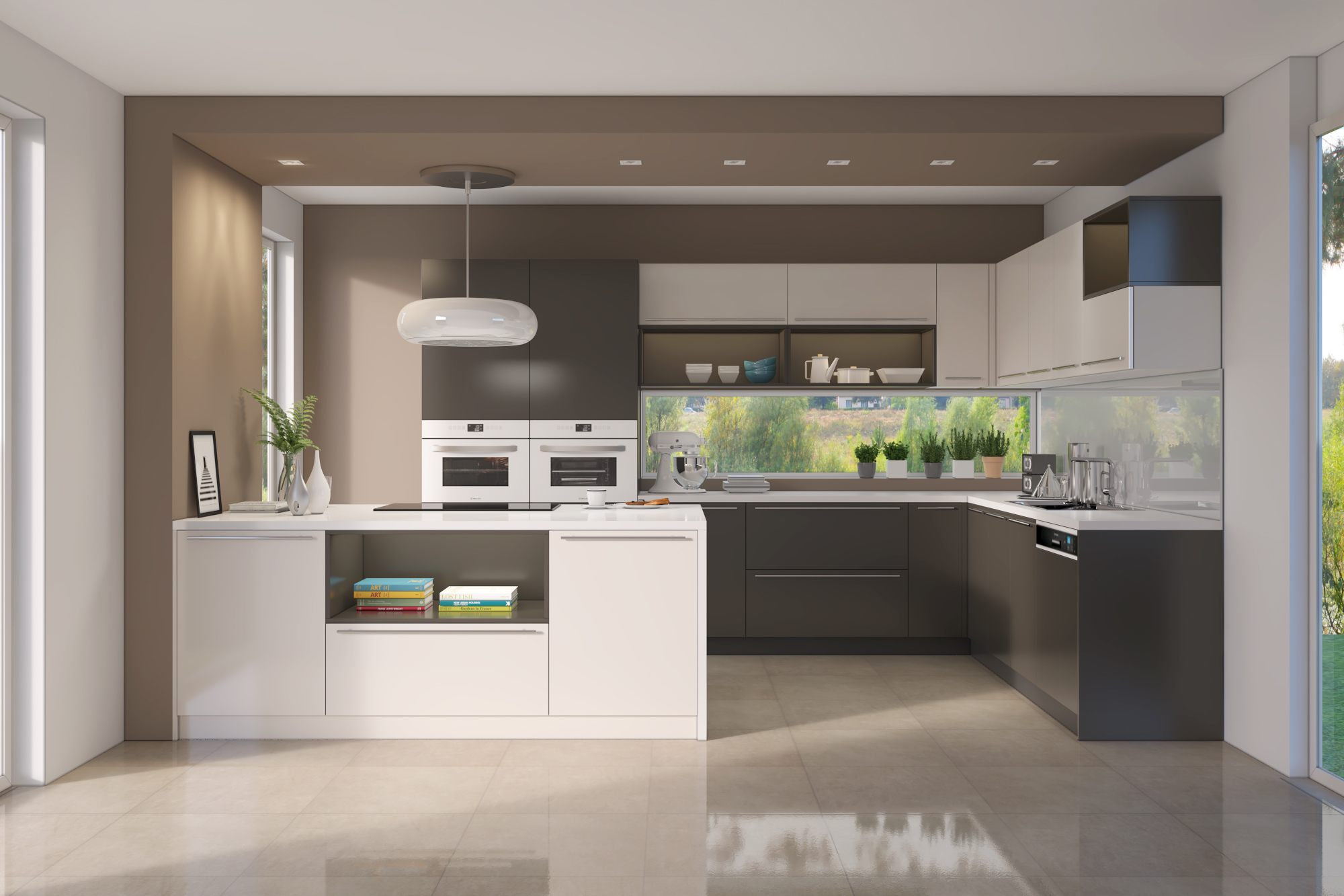 Mẫu tủ bếp gỗ công nghiệp An Cường mẫu 3 Mẫu tủ bếp gỗ công nghiệp An Cường mẫu 3