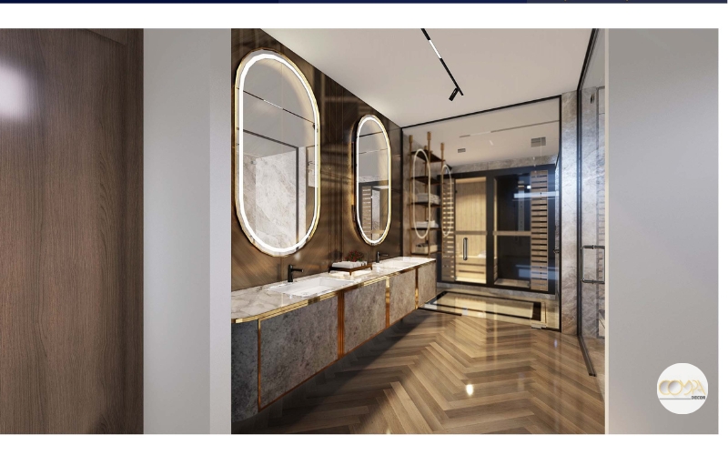 Mẫu thiết kế nội thất biệt thự phong cách hiện đại