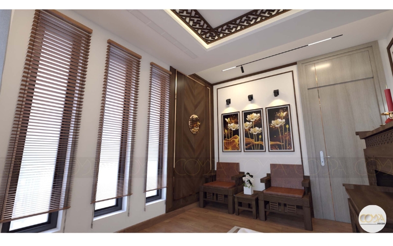 Mẫu thiết kế nội thất biệt thự phong cách hiện đại