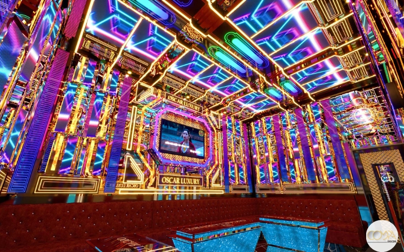 Hình ảnh thi công thực tế phòng Karaoke