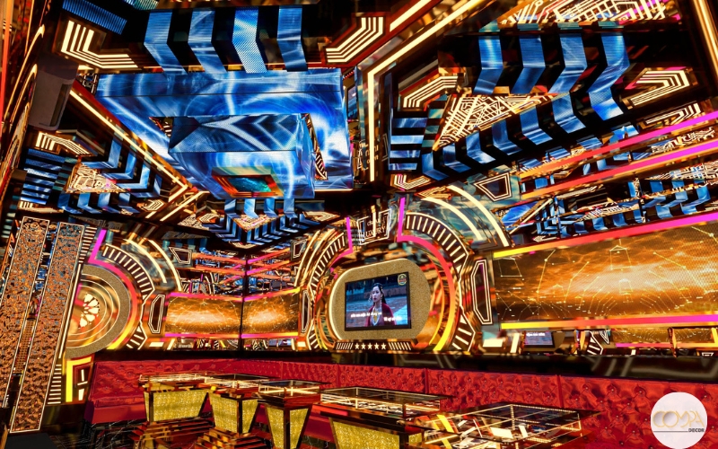 Hình ảnh thi công thực tế phòng Karaoke