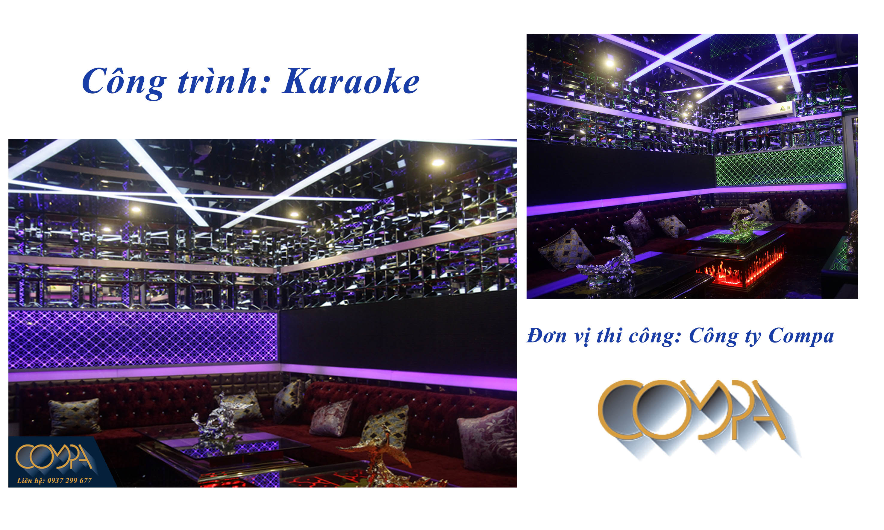 Hình thi công phòng karaoke gia đình FYou hiện đại Hình thi công phòng karaoke gia đình FYou hiện đại