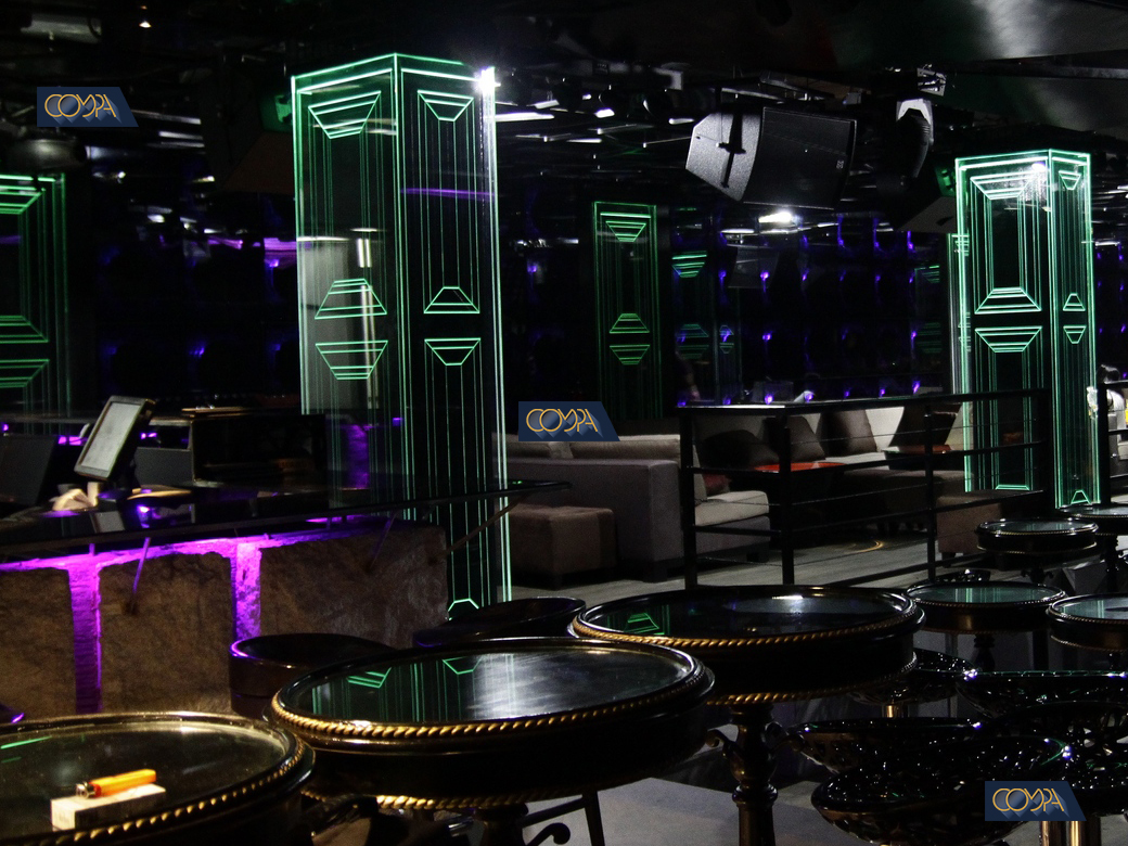 Hình thi công quán bar atica thực tế Hình thi công quán bar atica thực tế