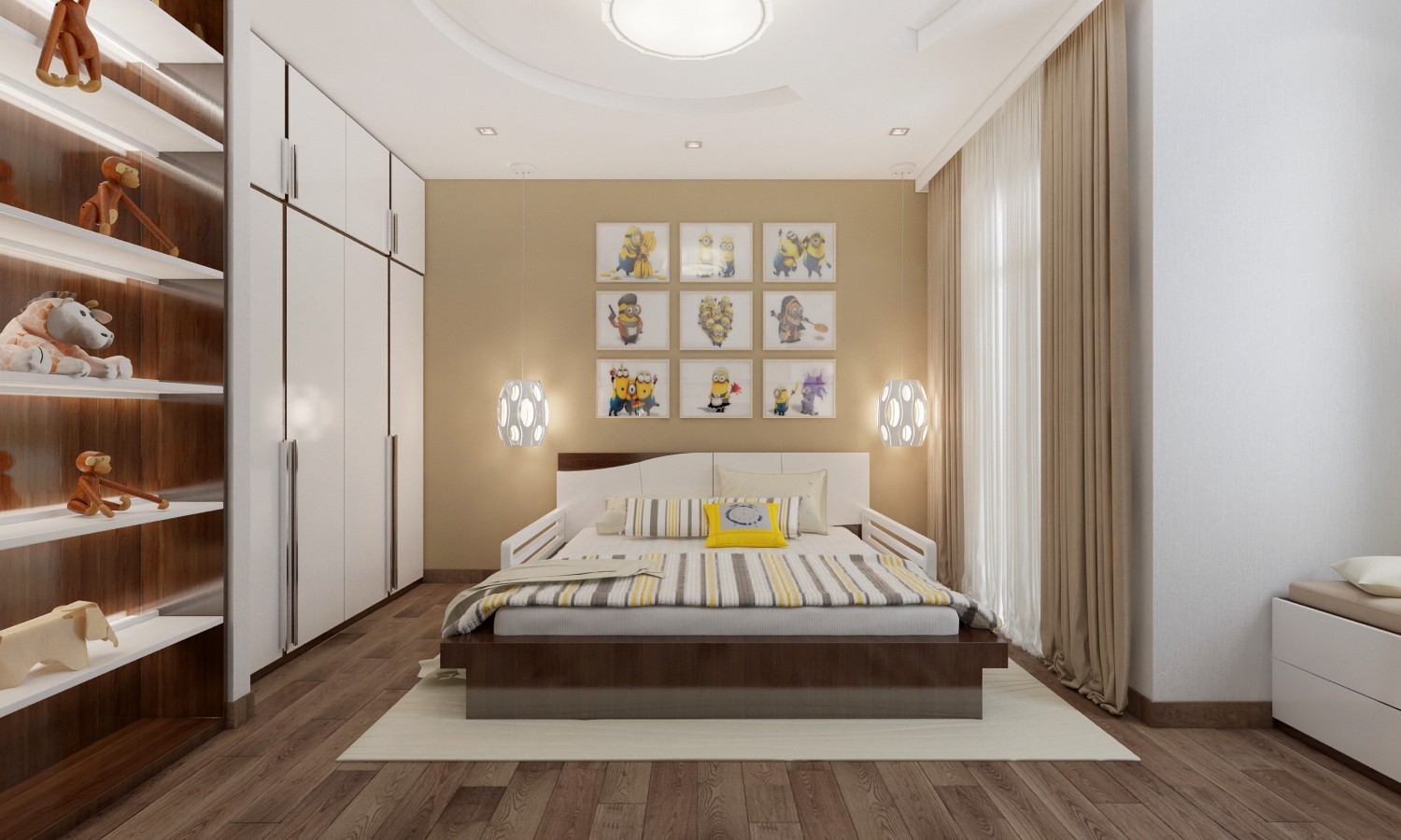 Hình thiết kế nhà phố hiện đại anh Hảo 12 Hình thiết kế nhà phố hiện đại anh Hảo 12