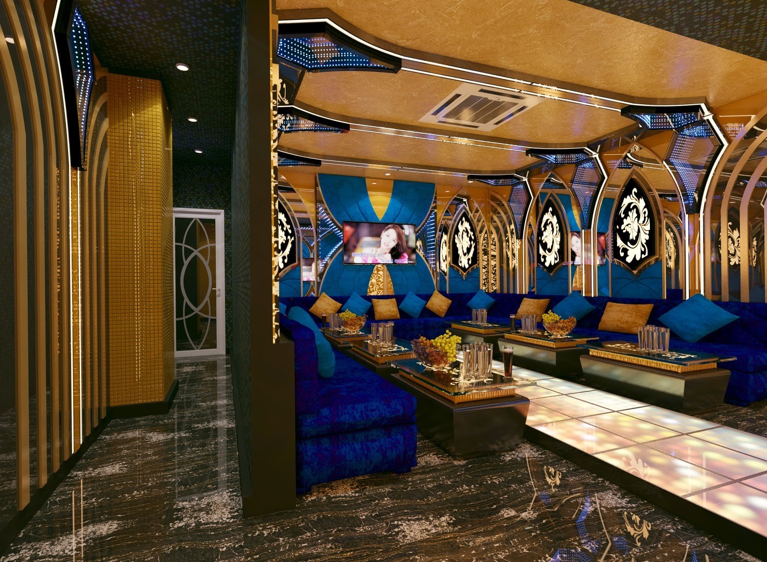 Hình thiết kế phòng karaoke gia đình 3