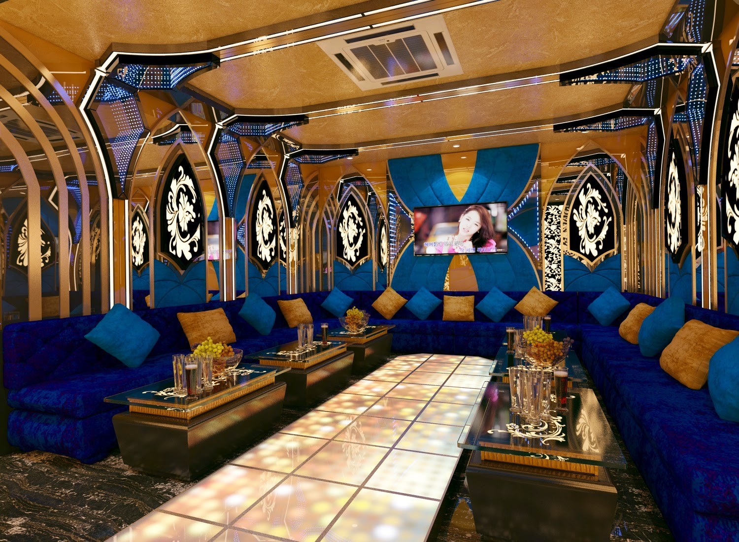 Hình thiết kế phòng karaoke gia đình 5