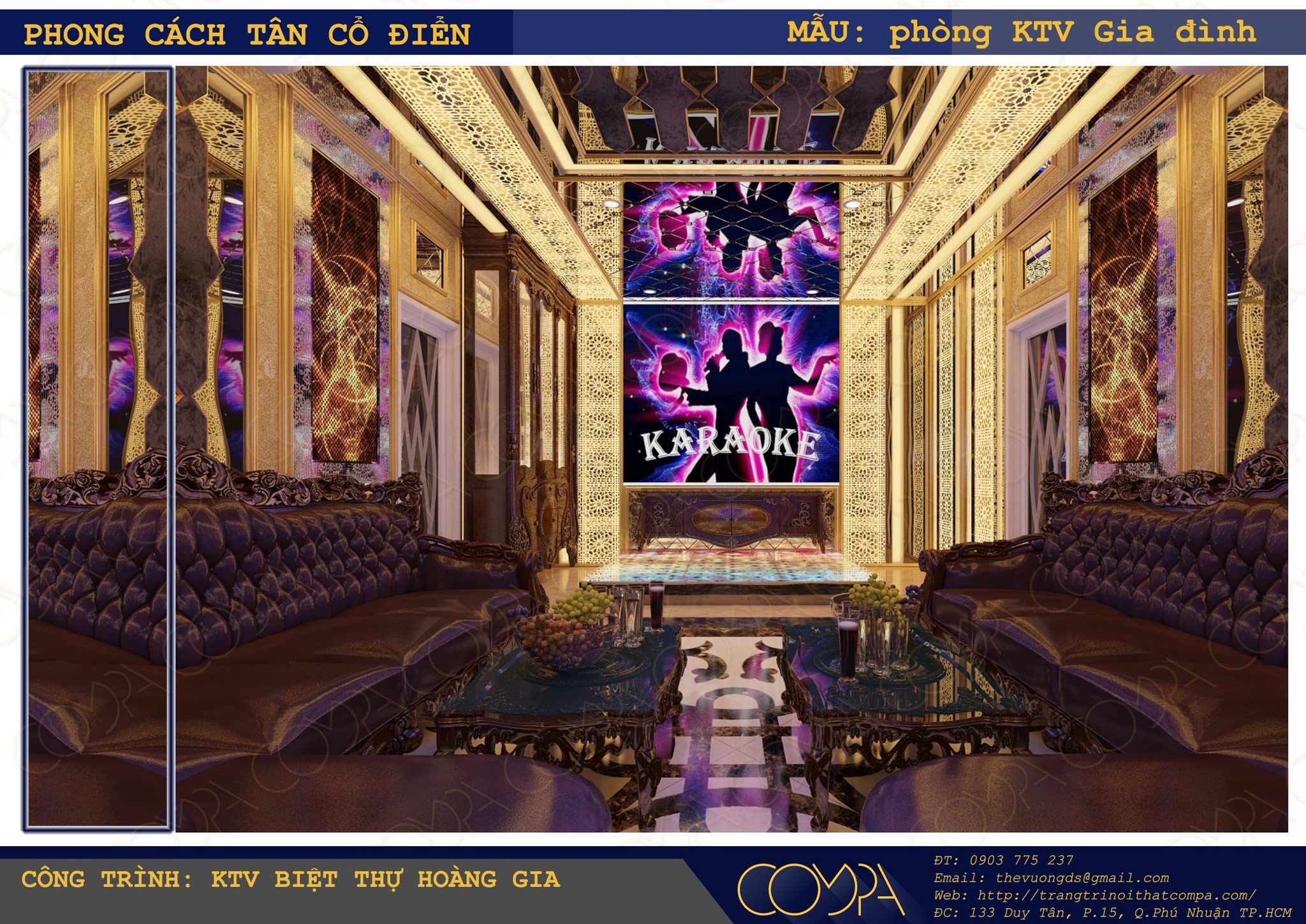 Hình thiết kế phòng karaoke gia đình 4 Hình thiết kế phòng karaoke gia đình 4