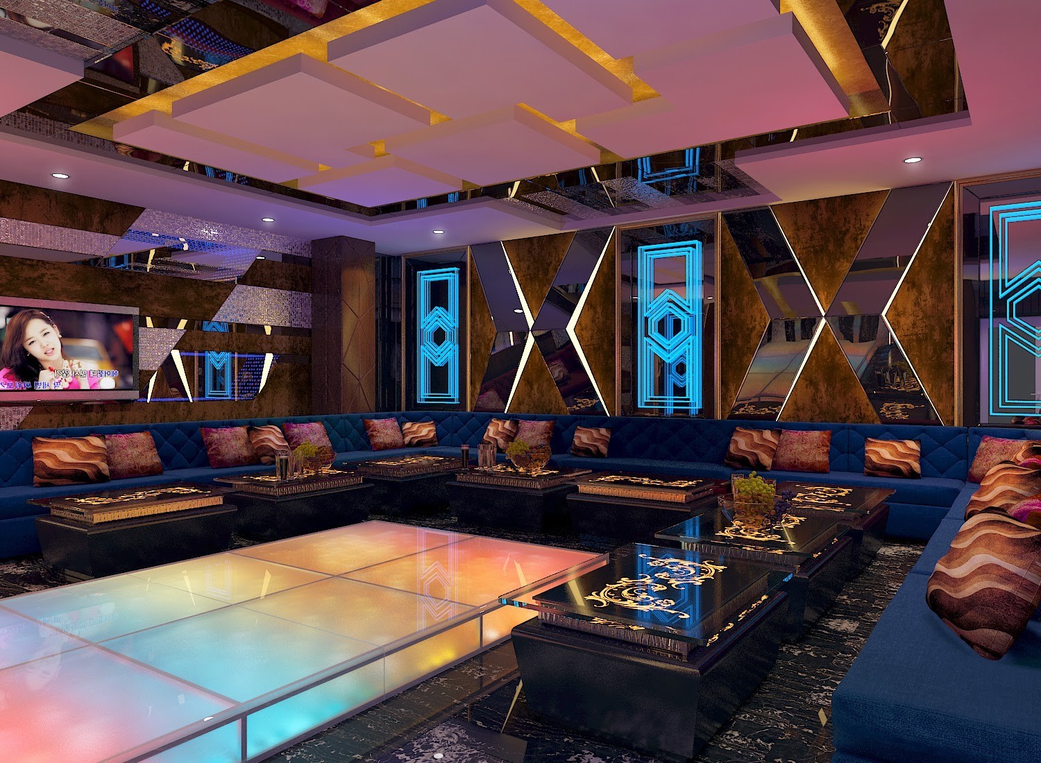 Hình thiết kế phòng karaoke vip 12 Hình thiết kế phòng karaoke vip 12