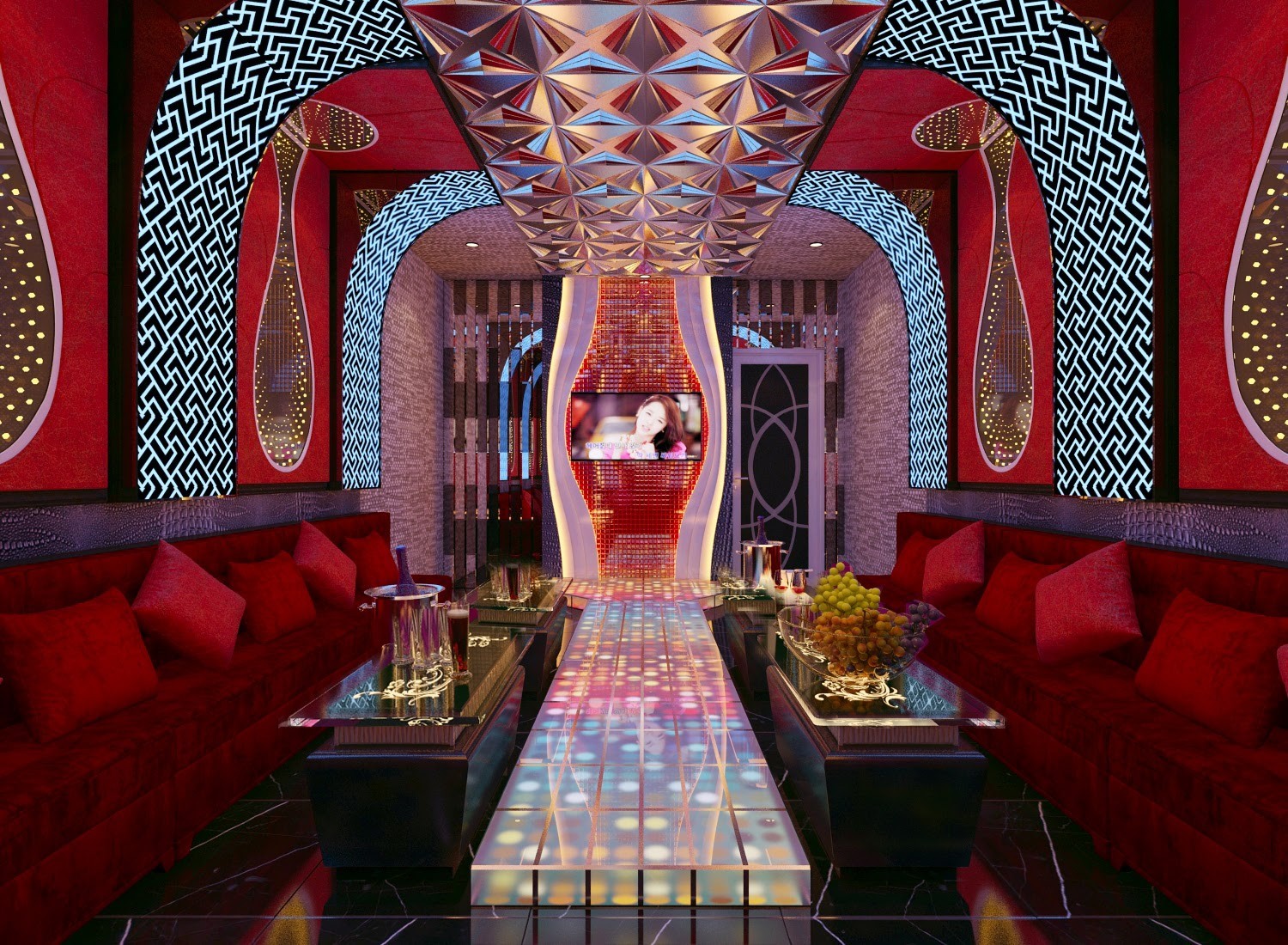 Hình thiết kế phòng karaoke vip 14 Hình thiết kế phòng karaoke vip 14