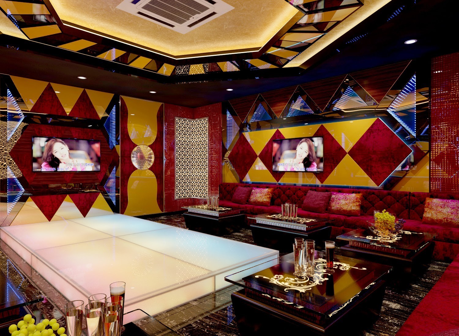 Hình thiết kế phòng karaoke vip 15 Hình thiết kế phòng karaoke vip 15