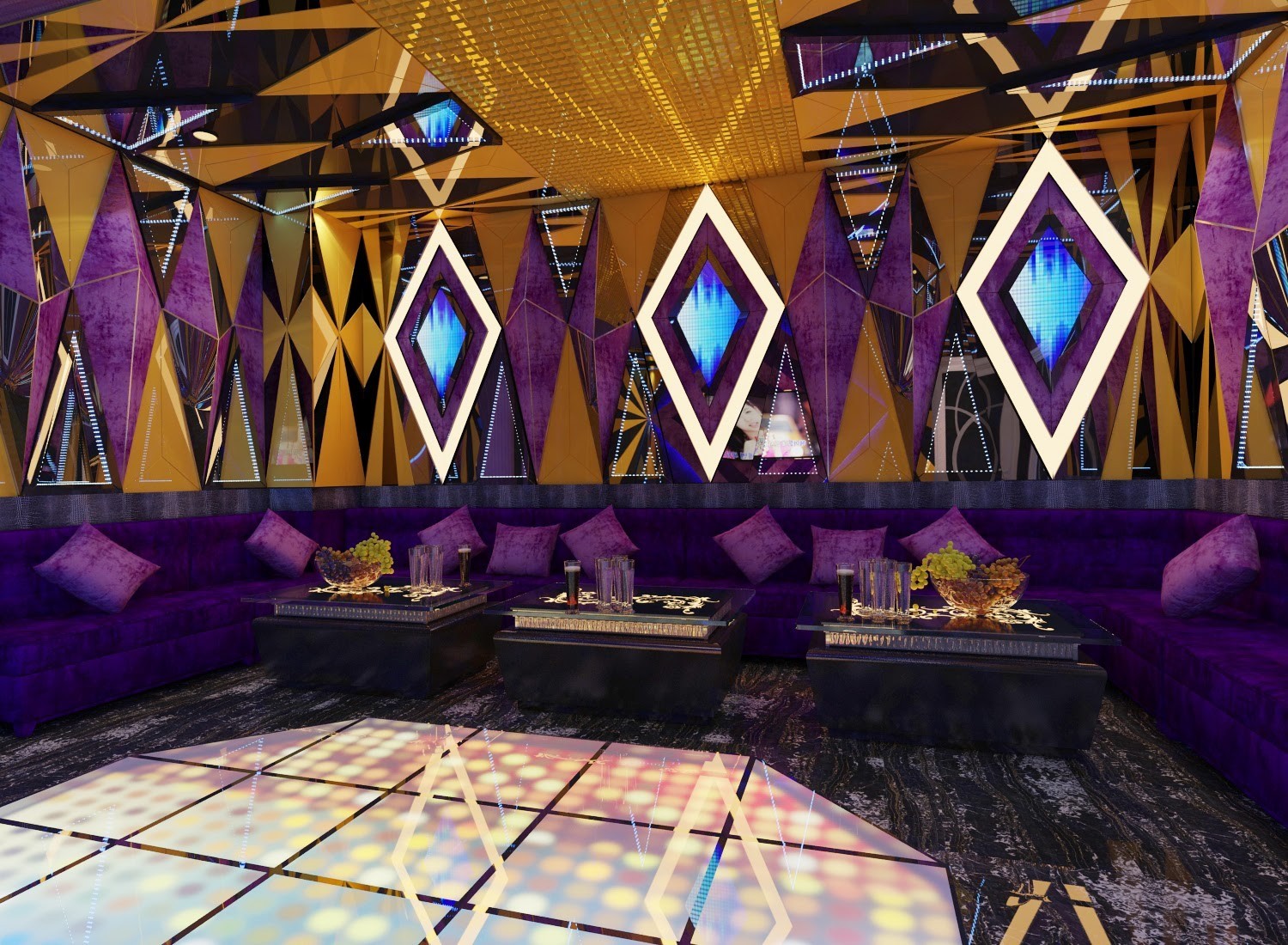 Hình thiết kế phòng karaoke vip 9