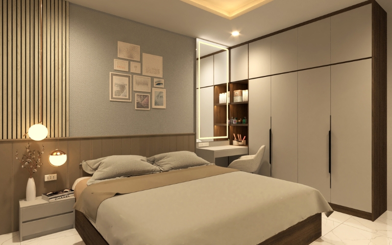 Mẫu thiết kế nội thất phòng ngủ hiện đại Mẫu thiết kế nội thất phòng ngủ hiện đại