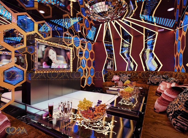 Mẫu thiết kế phòng karaoke hiện đại phong cách quán bar mẫu 1 view 1 Mẫu thiết kế phòng karaoke hiện đại phong cách quán bar mẫu 1 view 1