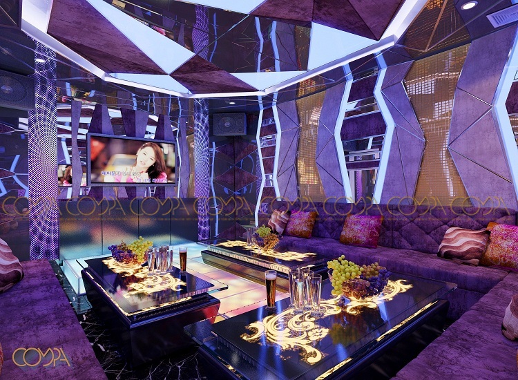 Mẫu thiết kế phòng karaoke hiện đại theo phong cách quán bar mẫu 3 view 1 Mẫu thiết kế phòng karaoke hiện đại theo phong cách quán bar mẫu 3 view 1