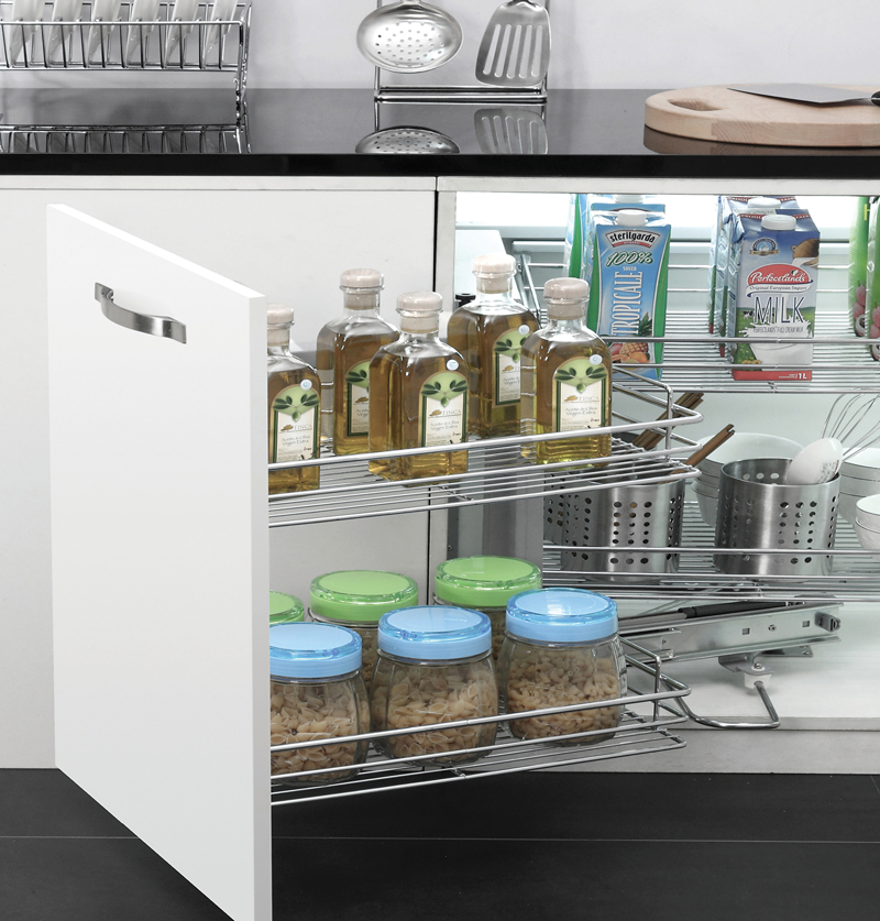 Tư vấn lựa chọn phụ kiện thông minh dành cho tủ bếp và tủ áo