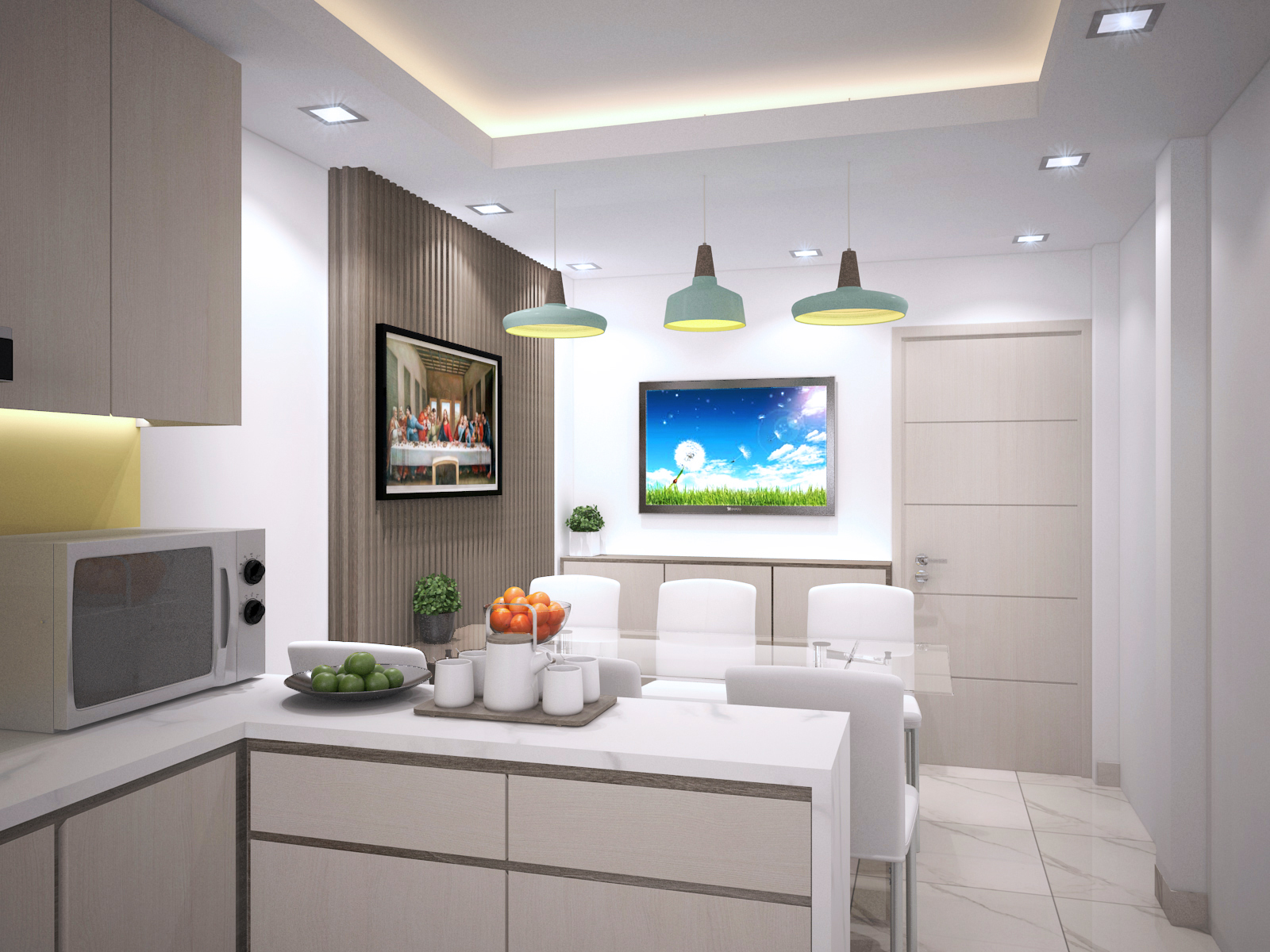 Thiết kế phòng bếp diện tích nhỏ đơn giản Thiết kế phòng bếp diện tích nhỏ đơn giản