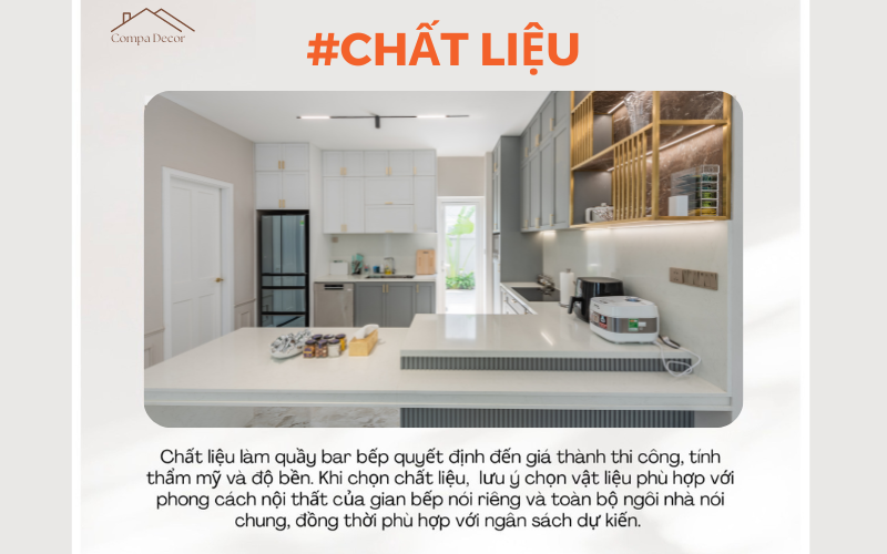 Những điều cần lưu ý khi thiết kế quày bar bếp Những điều cần lưu ý khi thiết kế quày bar bếp