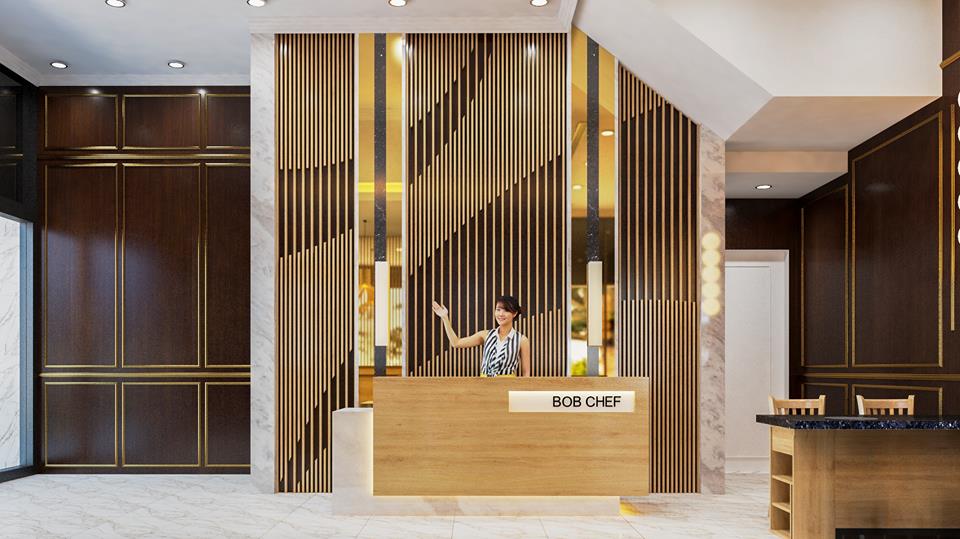 Thiết kế thi công nhà hàng BBQ Bob Chef tân cổ điển