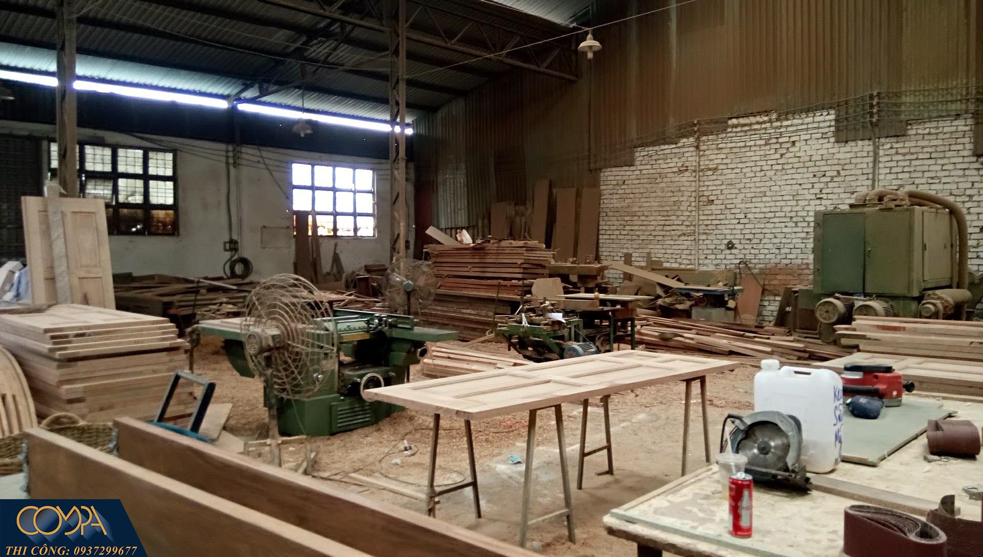 Xưởng thi công nội thất compa chuyên nghiệp Xưởng thi công nội thất compa chuyên nghiệp