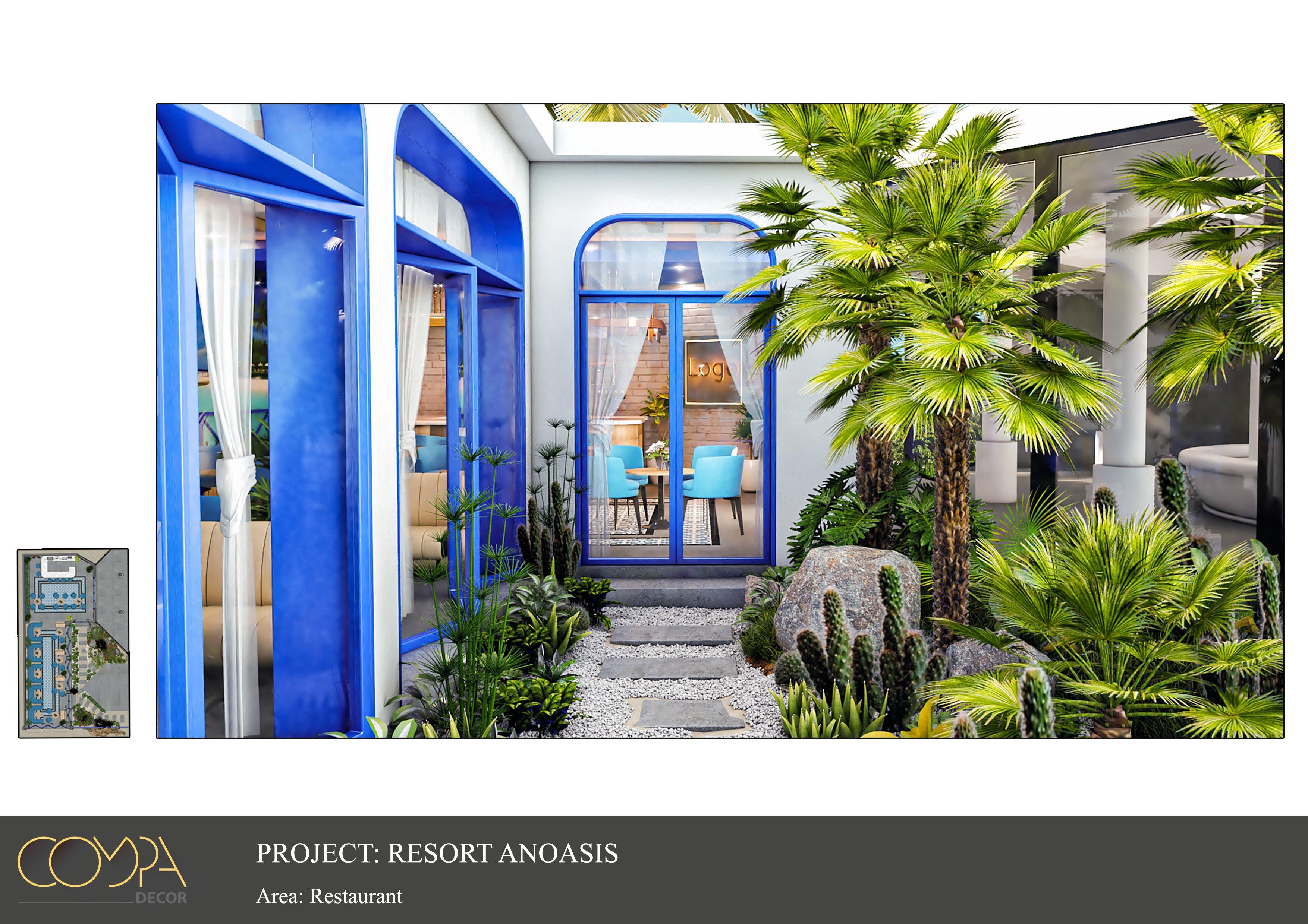 Khu sân vườn Resort