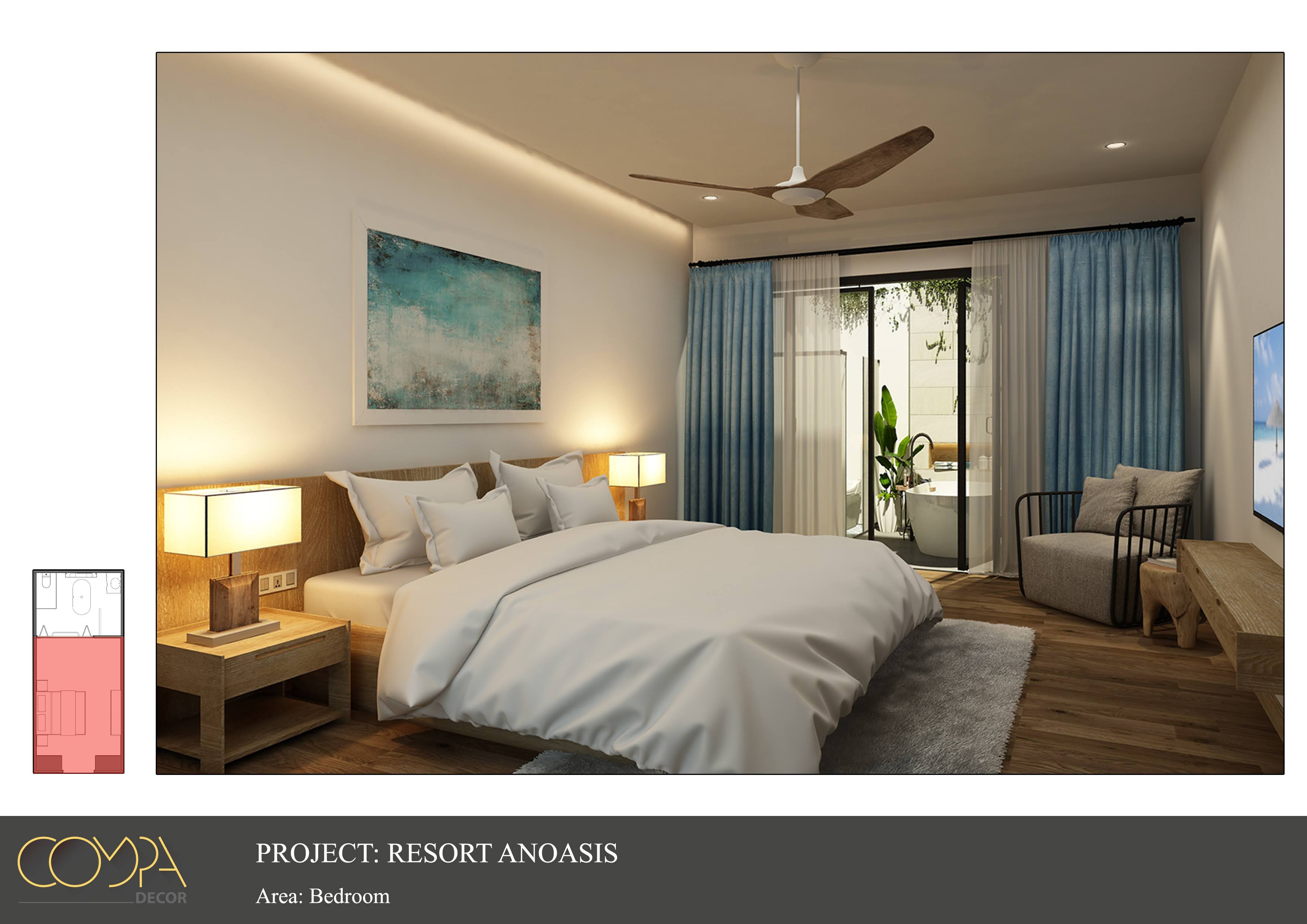 Nội thất phòng ngủ đơn giản, tinh tế