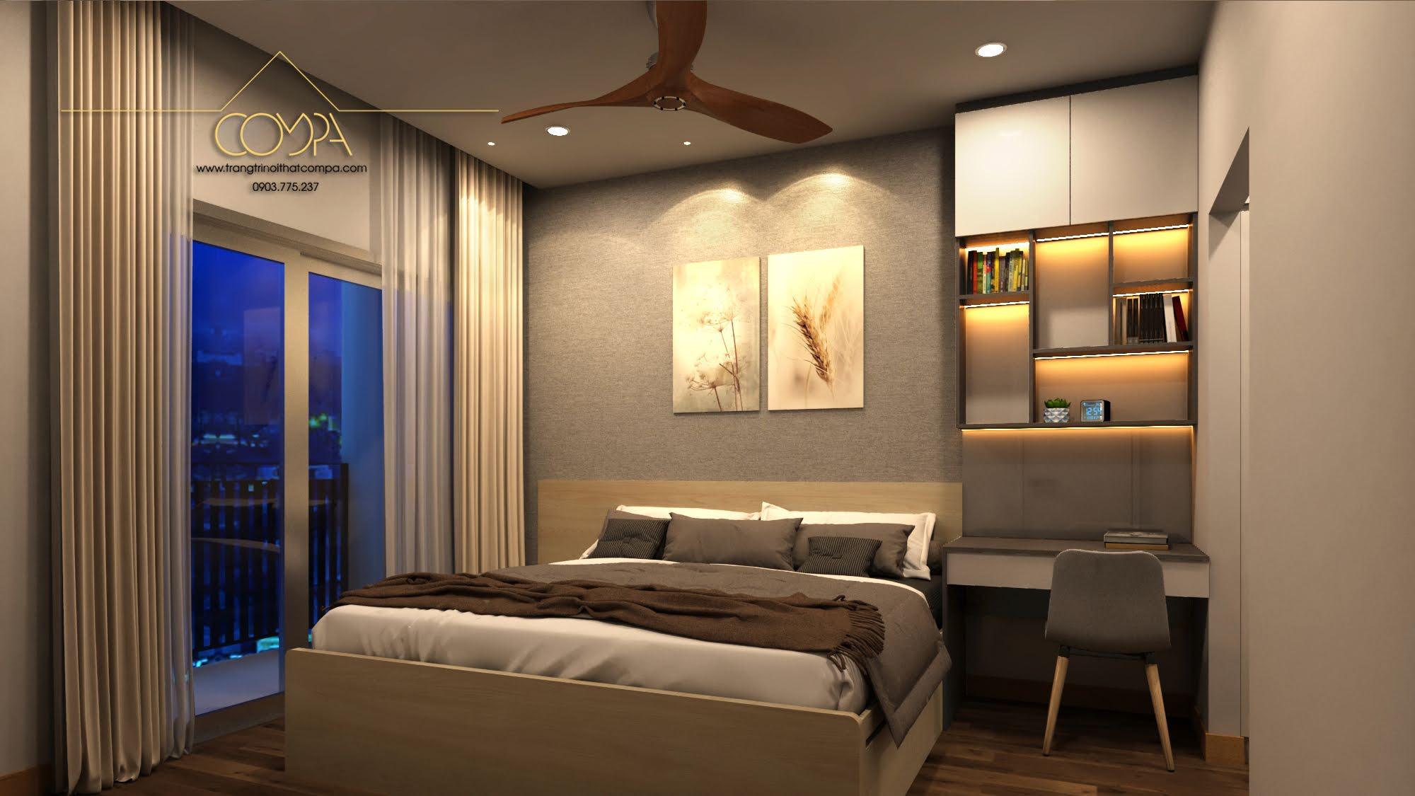 Thiết kế thi công phòng ngủ Master