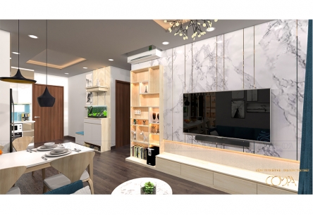 KHI ANH CHÀNG THIẾT KẾ VIẾT CÂU CHUYỆN NGÔN TÌNH VỀ NỘI THẤT CHO CĂN HỘ LUNG LINH CHO CẶP VỢ CHỒNG TRẺ