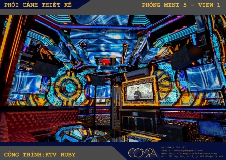 BẤT NGỜ VỚI HÌNH ẢNH THI CÔNG THỰC TẾ PHÒNG KARAOKE THEO YÊU CẦU PCCC CÒN ĐẸP HƠN CẢ THIẾT KẾ TẠI RUBY