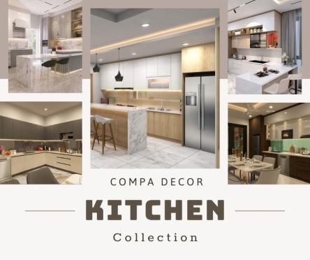 BỘ SƯU TẬP MẪU THIẾT KẾ KHÔNG GIAN BẾP HIỆN ĐẠI 2023 CỦA COMPA DECOR