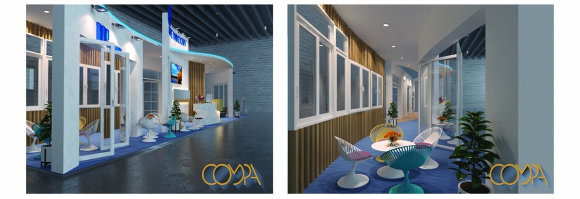 Thiết kế gian hàng hội chợ